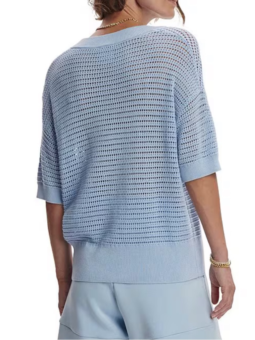 Varley Set, Atrium High Rise Short 4.5 in and Callie Top, Cashmere Blue, XS - Picture 4 of 15